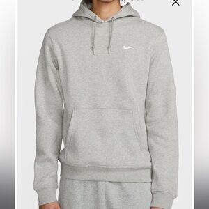 Nike Swoosh Pullover Light/ Heather Gray Hoodie